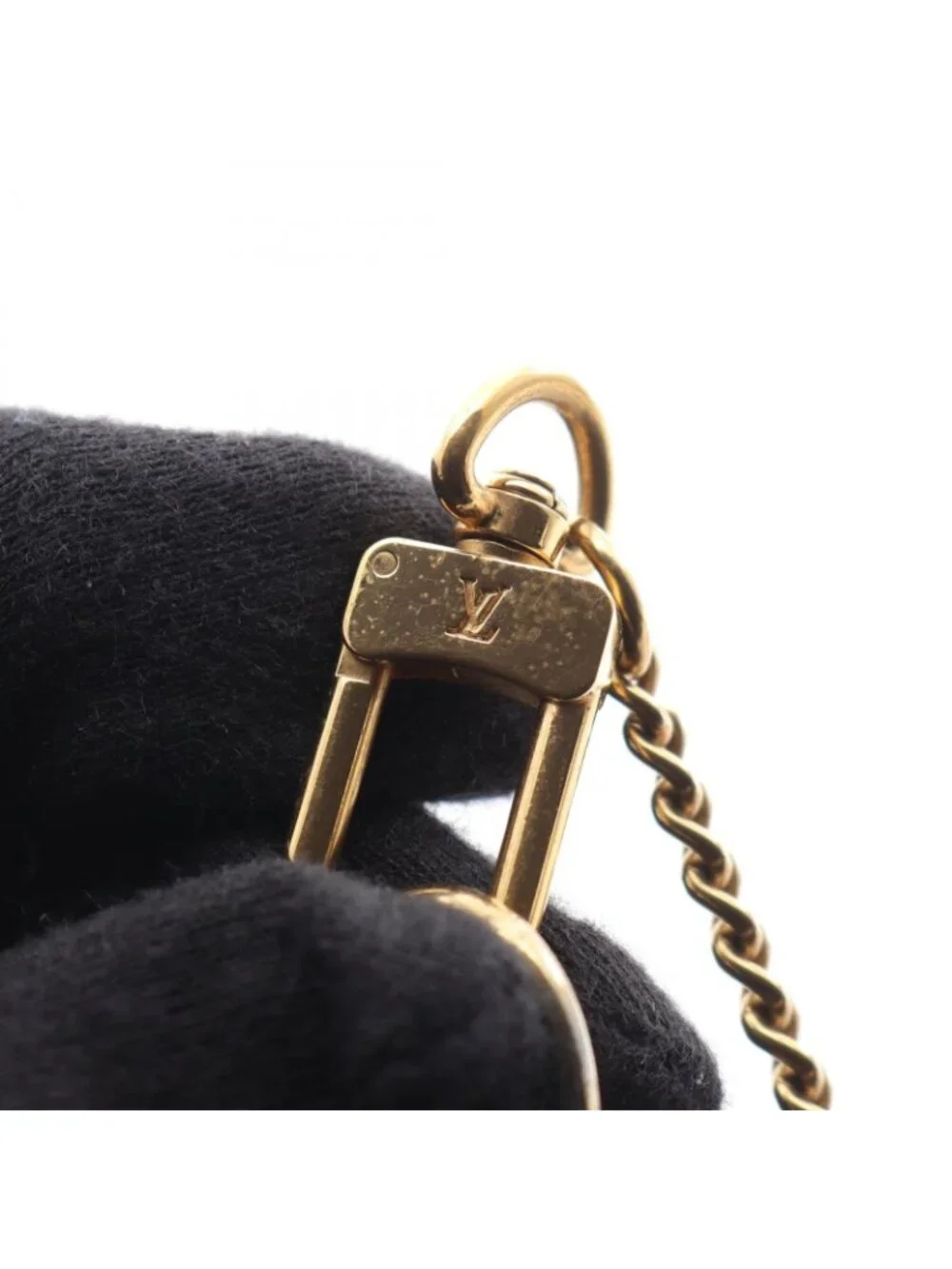 Louis Vuitton Handbag Mini Pochette Accessoires Damier Ebene Leather